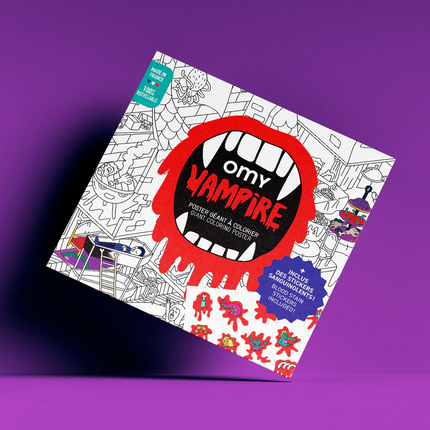 Colouring Poster - Vampire