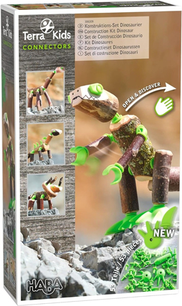 Connectors Construction - Dinosaurs, 53 pcs
