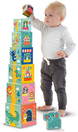Stacking Blocks - Animal Friends