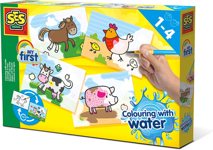 My First - Water Painting Set, Farm Animals