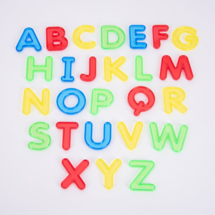 Translucent Letters Uppercase A-Z, 26 pcs