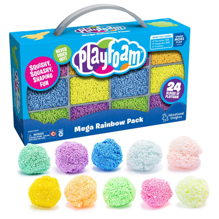 Playfoam 24-Pack with Glitter & Glow in the Dark