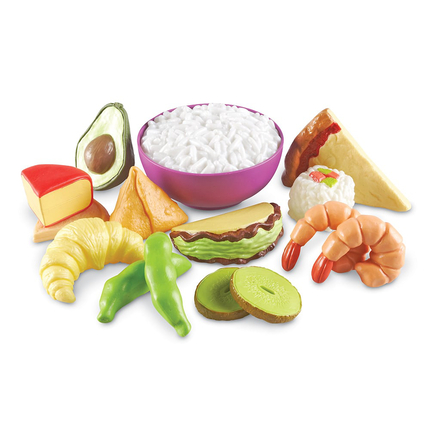 Play Food - Multicultural Food Set, 15 pcs