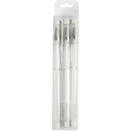 Gel Roller Pens - White, 6 pcs