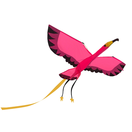 Kite - Flamingo, 160 cm