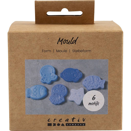 Moulds - Sea Creatures, 6 Shapes