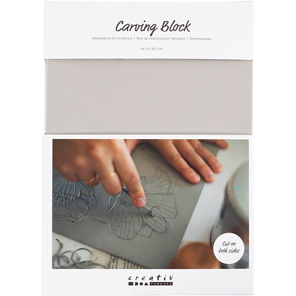 Linoprint Carving Block A4, 1 pc