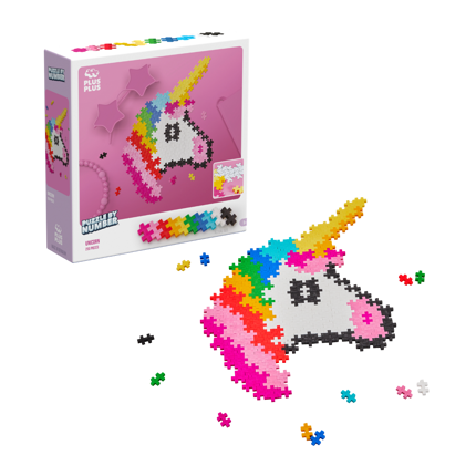 Plus-Plus - Puzzle By Number, Unicorn, 250 pcs
