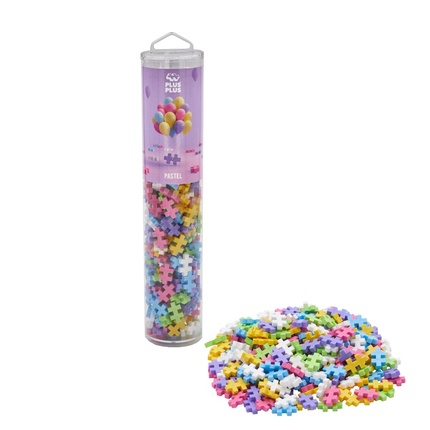 Plus-Plus - Pastel Mix, Tube with 240 pcs