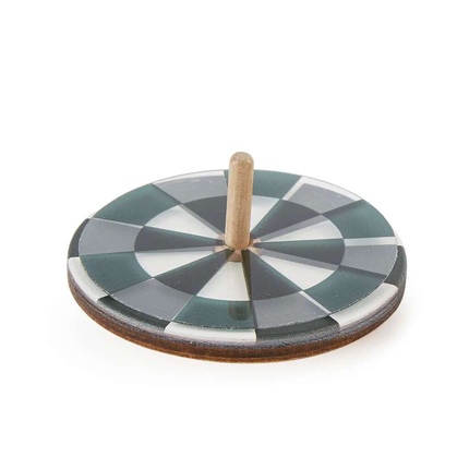 Spinning Top - Dart Board Pattern