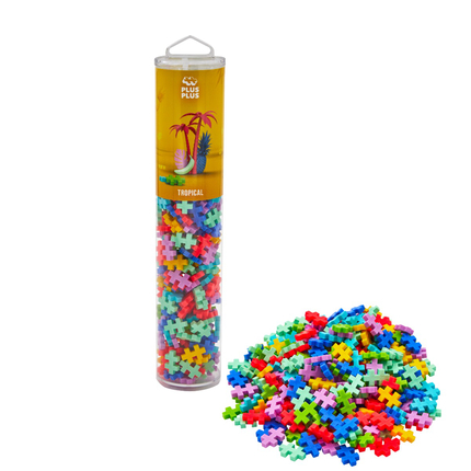 Plus-Plus - Tropical, Tube with 240 pcs