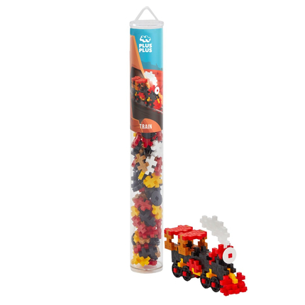 Plus-Plus - Train, Tube with 100 pcs
