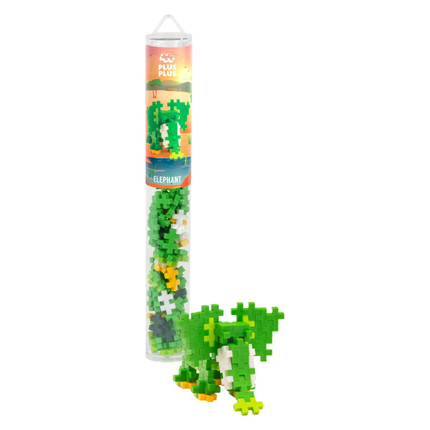Plus-Plus - Elephant, Tube with 100 pcs