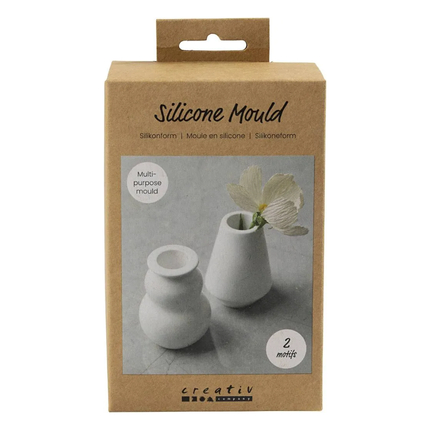 Silicone Mould - Vase & Candlestick Holder, 2 pcs