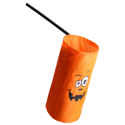 Trick-or-Treat Bag with Handle - Pumpkin