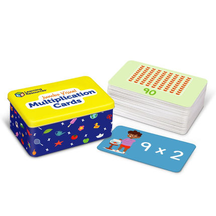 Jumbo Visual Multiplication Cards