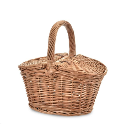 Picnic Basket with Lid