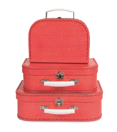 Suitcase Set - Red, 3 pcs