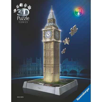 3D LED Puzzle with 216 pcs - Big Ben