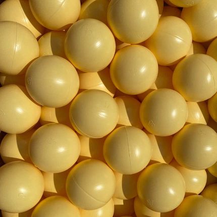 Ball Pit Balls Ø7 cm - Light Yellow, 200 pcs