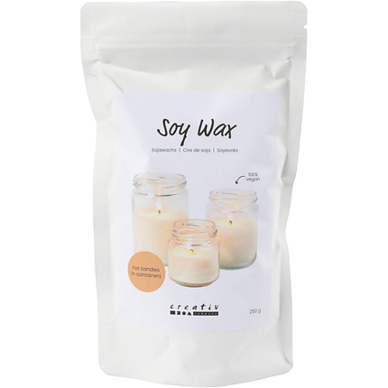 Soy Wax for Container Candles 250 gr - Cream