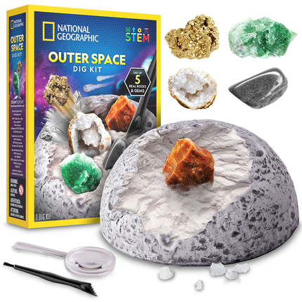 Outer Space Dig Kit with Rocks and Gemstones