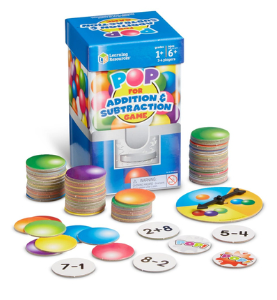 Math Game - POP for Addition and Subtraction