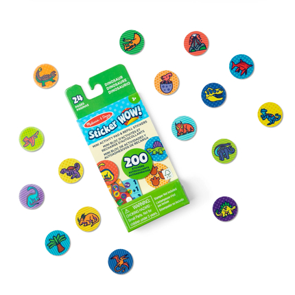 Sticker WOW! Refill Stickers - Dinosaur, 200 pcs