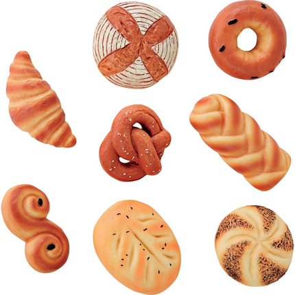 Food Stones - Breads of the World, 8 pcs