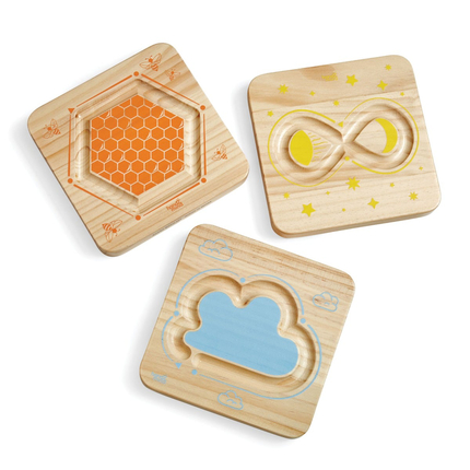 Wooden Mindful Maze Tactile Breathing Exerciser