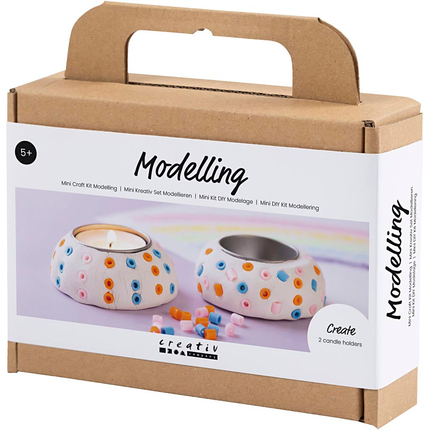 Sculpting Kit - DIY Tealight Candle Holders, 2 pcs