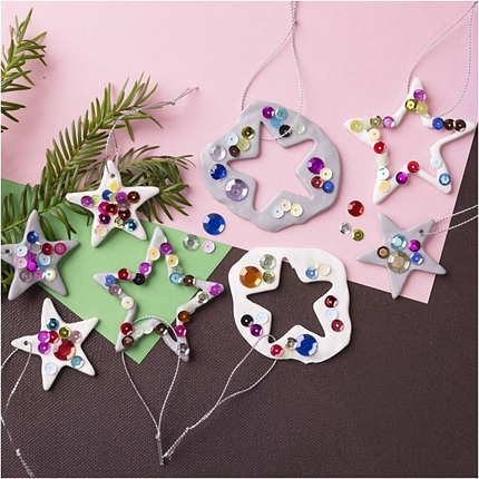 DIY Christmas Craft - Clay Stars