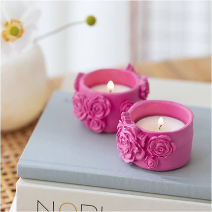 Clay Modelling Kit - Tea Candle Holders, 2 pcs