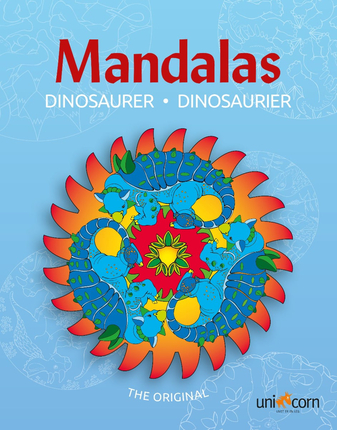 Mandala Colouring Book - Dinosaurs