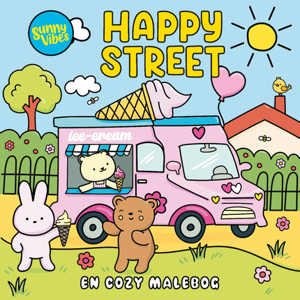 Sunny Vibes Colouring Book - Happy Street