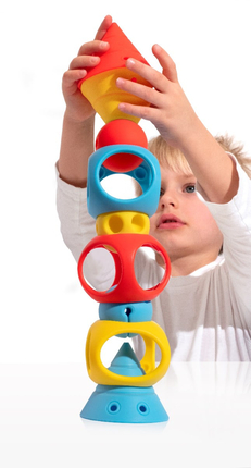 Elastic Silicone Building Set, 9 pcs