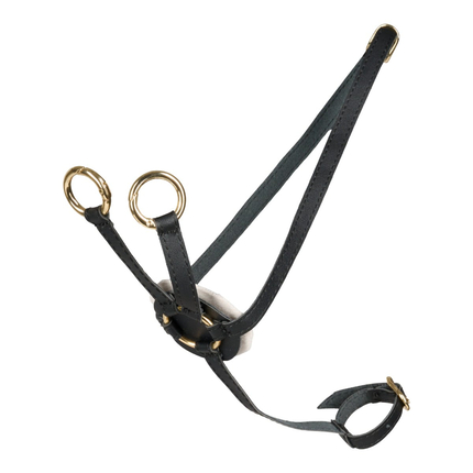 Cheval Roi Accs. - Martingale, Black/Gold