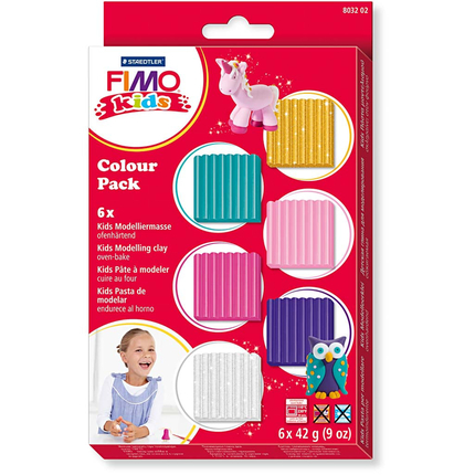 FIMO Modelling Clay 42 gr - Colours, 6 pcs