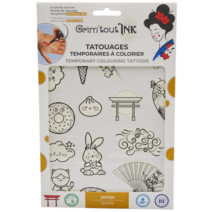 Colour-In Tattoos - Japan