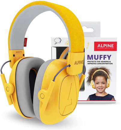 Muffy Kids Earmuffs 5-12 yrs - Yellow