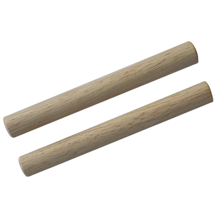 Rubberwood Claves, 2 pcs