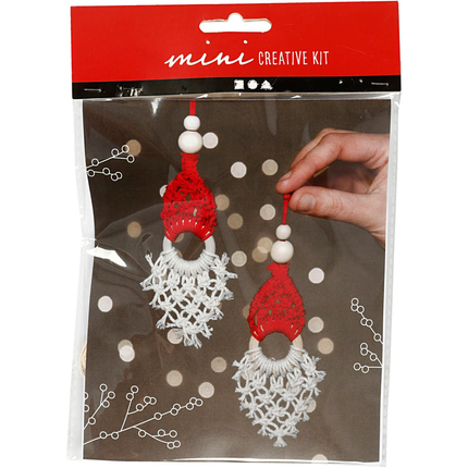 DIY Christmas Craft - Macramé Elves