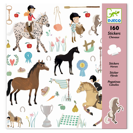 Stickers - Horses, 160 pcs