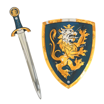 Knight Sword & Shield Set - Noble Knight (Blue)