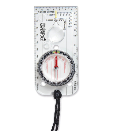 Outdoor Adventure Compass 12.5x6 cm