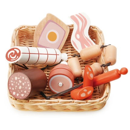 Play Food - Charcuterie Basket, 7 pcs