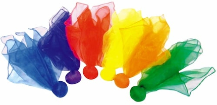 Scarf Tail Ball, Set of 6 pcs