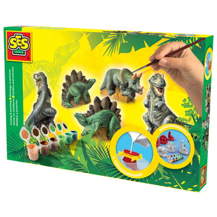 Cast & Paint - Dinosaurs, 3 Varieties