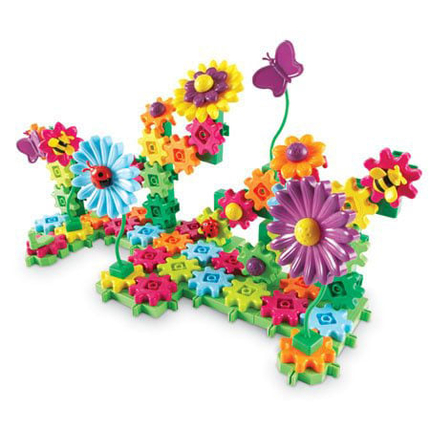 Gears Building Set - Build & Bloom Flower Garden
