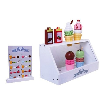 Wooden Ice Cream Stand